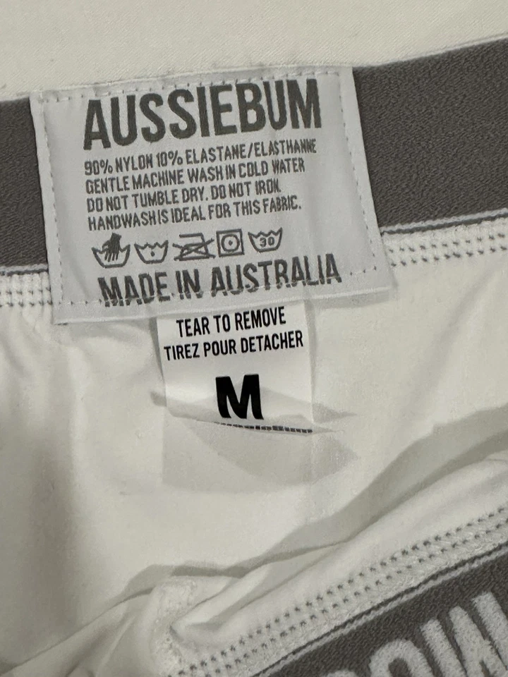 Nova cueca de biquíni AussieBum, branca M - Imagem 3 de 4