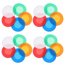  20 Pcs Silicone Stethoscope Head Cover Diaphragm Protector Case Cap