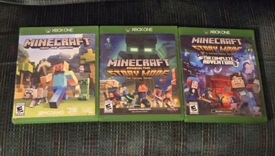 Xbox One Minecraft Video Game Lot Telltale Games/ MOJANG VERY Good Working Cond.