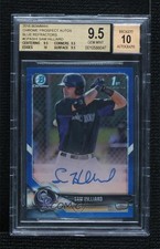 2018 Bowman Chrome Prospect Blue Refractor /150 Sam Hilliard BGS 9.5 Auto v9t