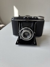 Vintage 1930's "Agfa Jsolette" Folding Lens Film Camera untested Great Shape