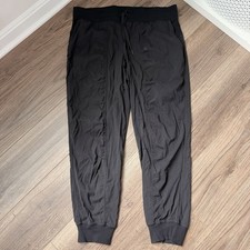 Lululemon Dance Studio Mid Rise Jogger Full Length 28  Black Sz 14 LW5ENMS