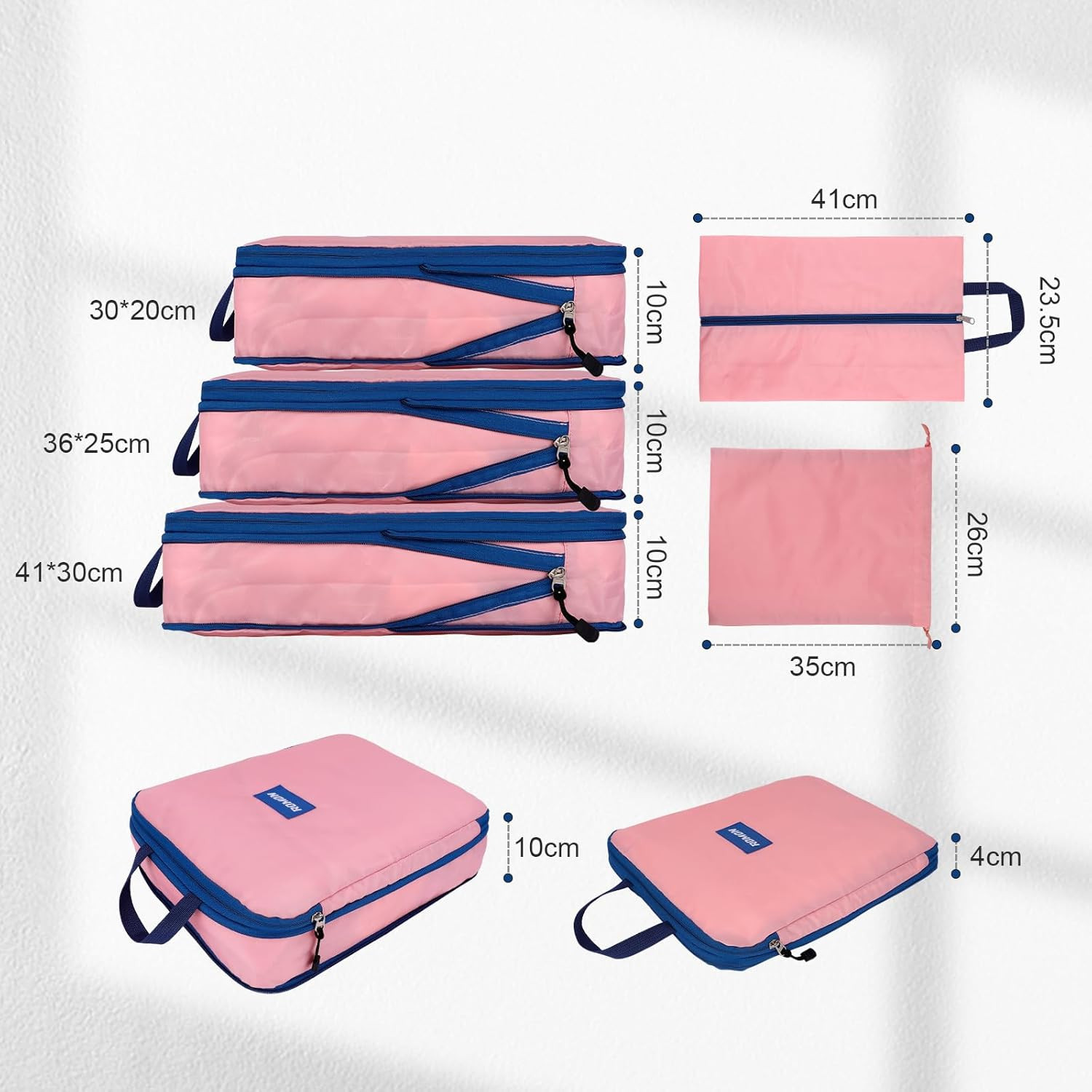 Organizer Valigia Compressione Set 5 Pezzi: Salvaspazio Professionale Viaggio - 2