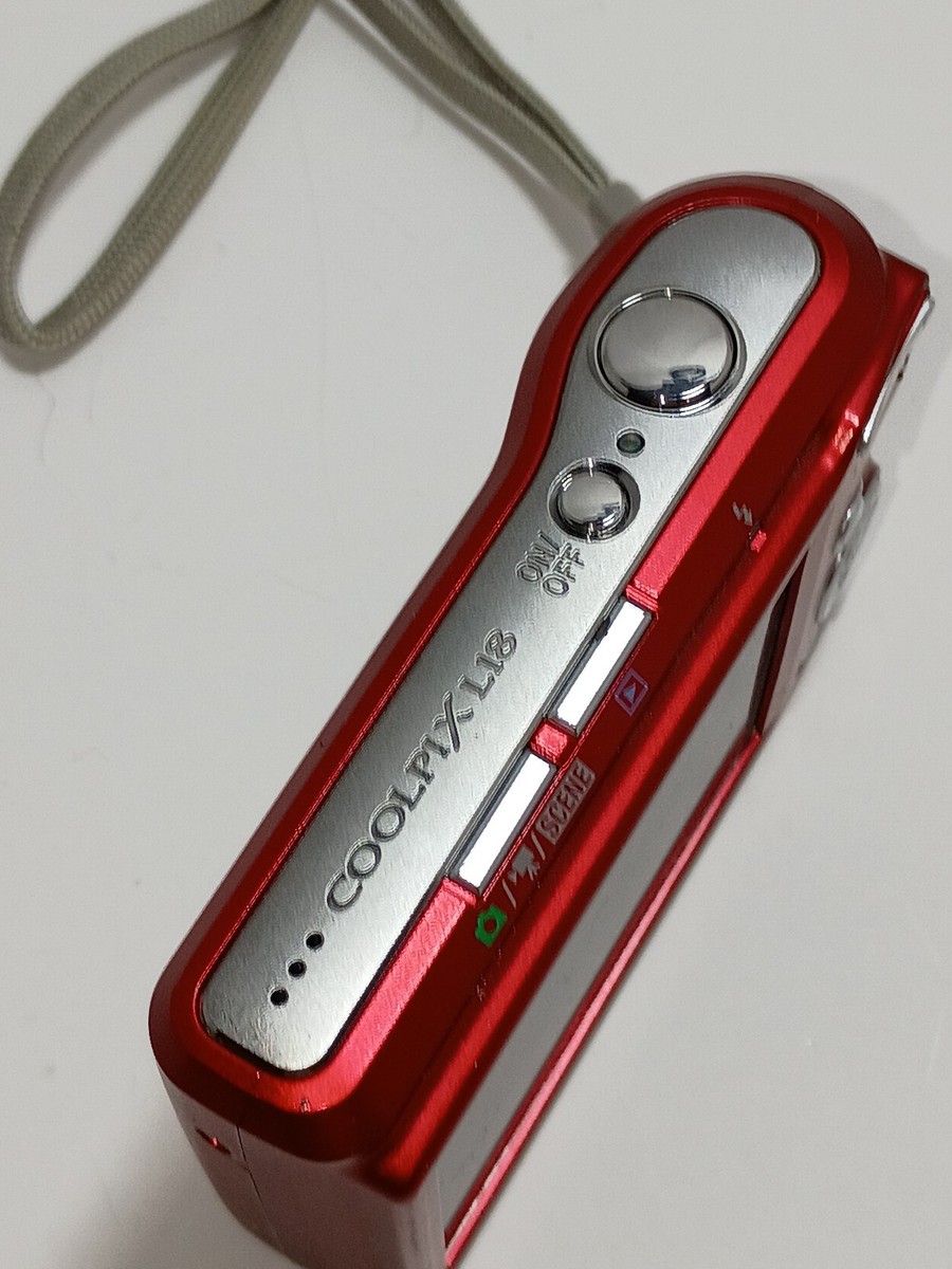 Nikon COOLPIX L18 8.0MP Digital Camera - Red for sale online | eBay