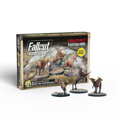 Fallout: Wasteland Warfare - Creatures: Radstag Herd Modiphius Entertainment NEU