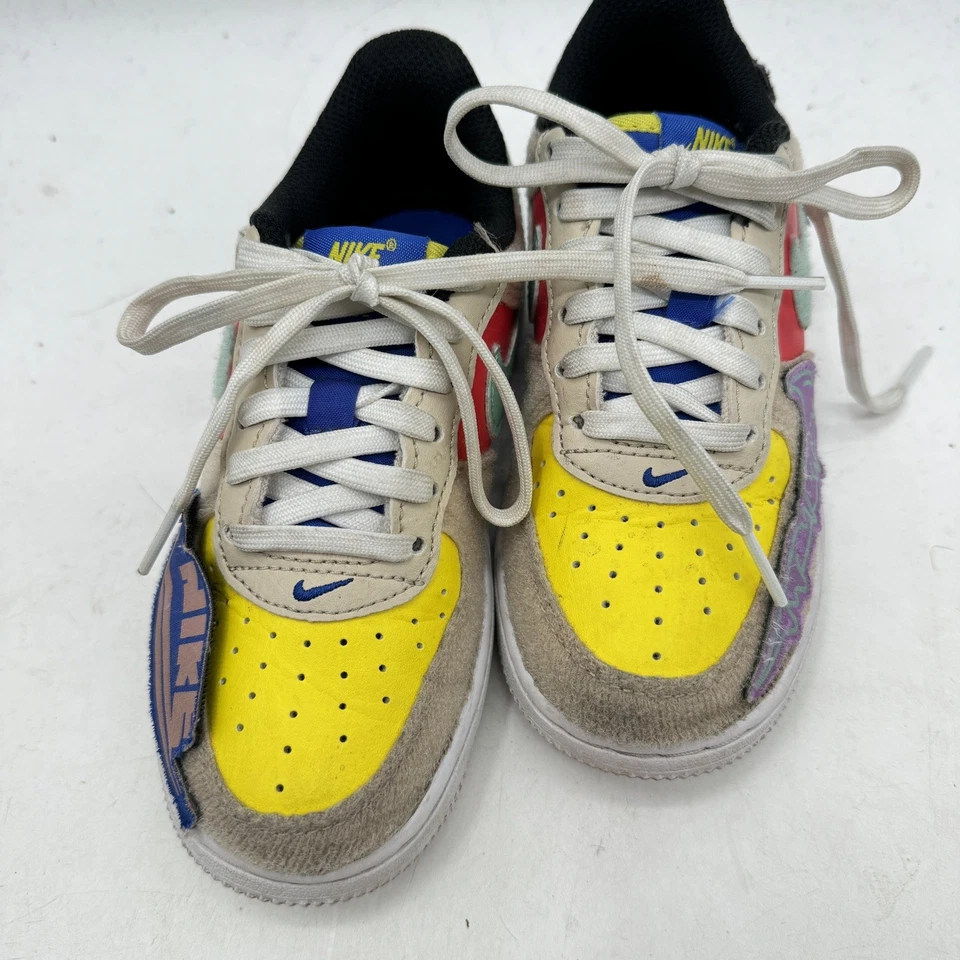 Nike Kids Force 1 Low LV8 Sandrift Track Rojo Talla 11.5C Patinador Deportivo DZ2807-100 Foto 3 de 4