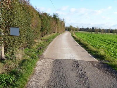Foto A2 Der Weg nach Clifford Chambers Die Straße, die der Reitweg cha c2011