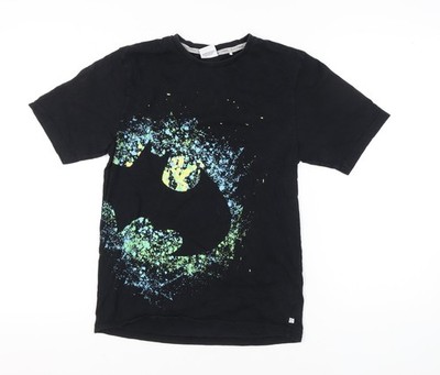 Schwarzes Herren-T-Shirt Marke Threads UK Größe XS