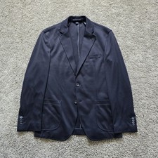 JOS A BANK Polyamide JERSEY Travel Performance Blazer Men's MEDIUM M Navy Blue
