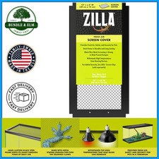 12 x 6 Inch Reptile Terrarium Screen Cover with Fresh Air Mesh for Ventilation