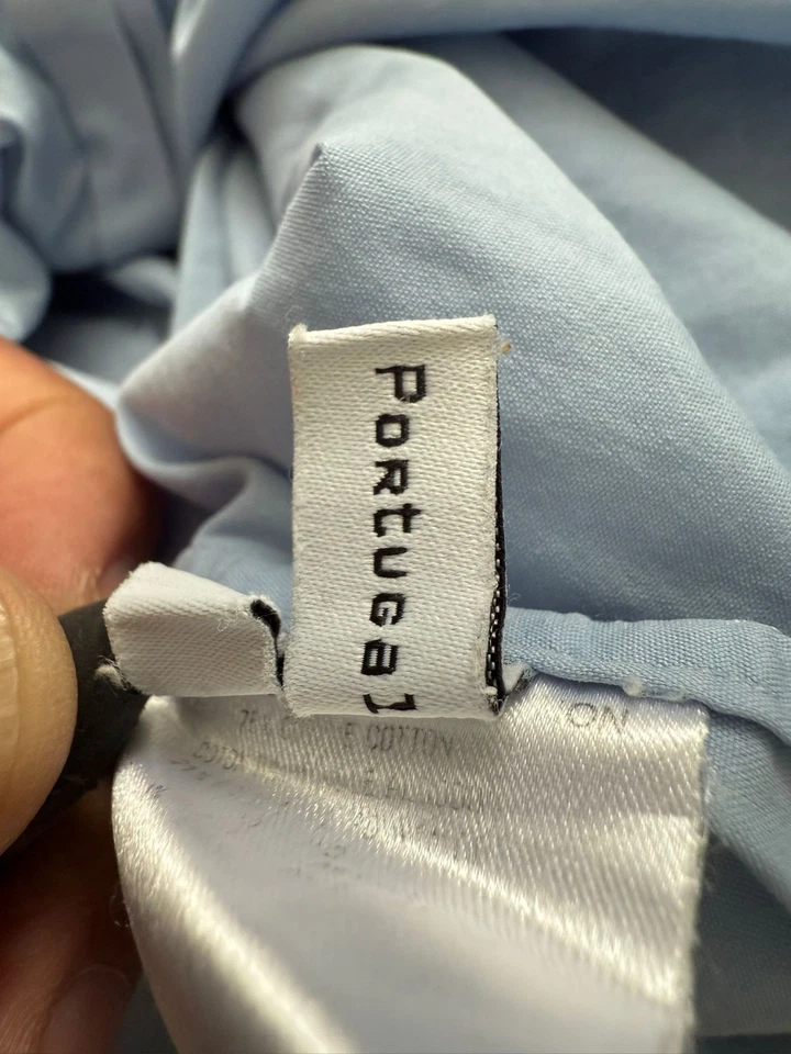 Camisa de algodón Balenciaga Paris azul claro talla 16/42 Foto 2 de 4