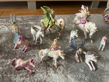 Schleich Bayala Pferde und Figuren, 9 Pferde und 5 Feen/Elfen