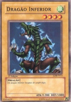 YuGiOh Lesser Dragon LDB-PT113 Common Portugiesisch NM 1st