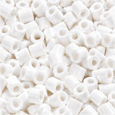 1000 Pcs Fuse Beads Bulk, White 5Mm Melty Beads Refill for DIY Crafts