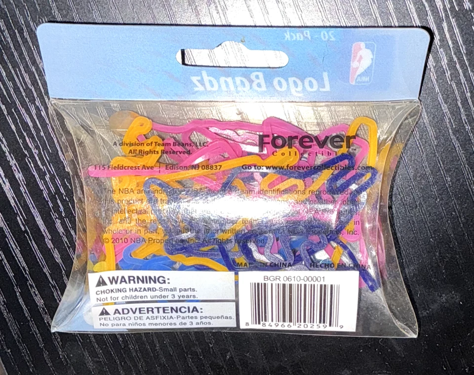 NUEVO NBA Logo Bandz - OKC THUNDER - Paquete de 20 pulseras  Foto 3 de 3