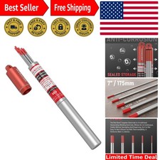 Red Tip Tungsten Electrode 3/32" x 7" - AWS Certified 10-Pack for Superior Welds