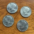 1776-1976 Bicentennial Kennedy Half Dollar Silver Coins Lot Of 4