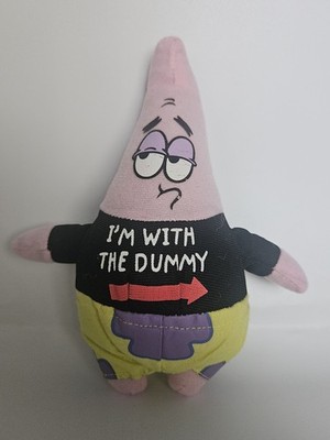 Patrick Star Fish ''I'm With Dummy T-Shirt'' 18 cm Sponge Bob Schwammkopf Stofftier