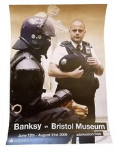 Banksy Vs Bristol Museum Riot Police Original Rolled collectors item! 