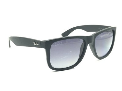 Ray-Ban RB 4165 JUSTIN 622/T3 Matte Black Sunglasses Gray