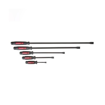Mayhew Tools 61366 Dominator Pry Bar Set, 5-Piece Curved, Black Oxide Finish