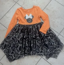 Jumping Beans Disney Halloween Minnie Mouse Girl Size 5T Dress NWT
