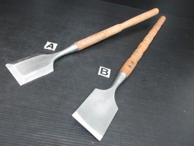 Ice carving chisels / 90mm x 75mm   2 pieces total