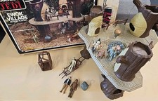 VINTAGE 1983 Kenner STAR WARS ROTJ Ewok Village Playset Near Complete W  Box