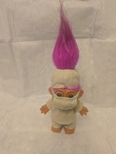 Troll Surgeon Medical Hospital Russ 5 Vintage Purple Hair Outfit Mask Doctor