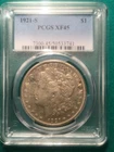 1921-S Morgan Silver Dollar Graded by PCGS XF 45