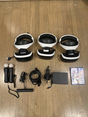 Sony PlayStation 4 PS4 Virtual Reality VR Headset White/Black 2x V2 1X Ver1