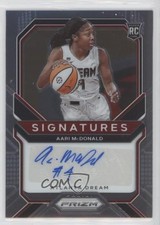 2021 Panini Prizm WNBA Signatures Aari McDonald #SG-AMC Rookie Auto RC 1a07