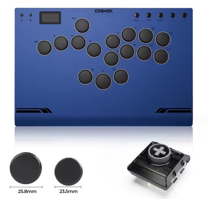Manette Arcade Haute42 M-Ultra Gen 2 Hitbox en Aluminium Argent pour PC