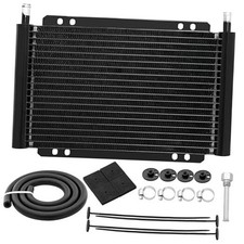 Black Aluminum Transcooler for Transmission - Aluminum/Black