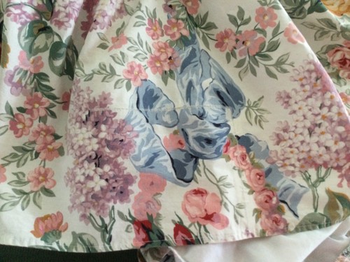 Ralph Lauren KING size BEDSKIRT dust ruffle ALLISON pattern - Picture 2 of 7