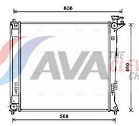 MotorküHler WasserküHler ** Clever FIT ** AVA Clever Choice HY2284 FüR Hyundai 3
