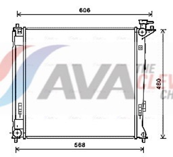 MotorküHler WasserküHler ** Clever FIT ** AVA Clever Choice HY2284 FüR Hyundai 3-image