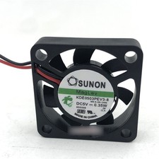 One New SUNON KDE0503PEV3-8 DC 5V 0.35W 2-wire Cooling Fan QW