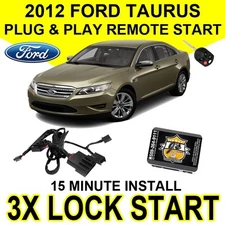 Js Alarm 2012 Ford Taurus Remote Start Plug & Play Easy Install DIY 3X Lock FO1A