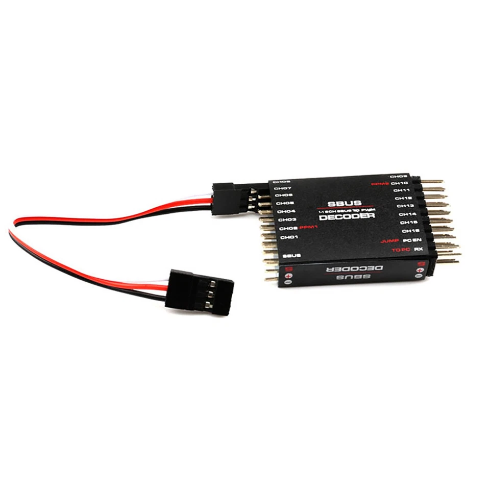 New PWM Converters 16CH SBUS to PWM/PPM Decoder For Futaba For Frsky Transmitter - Image 2 of 4