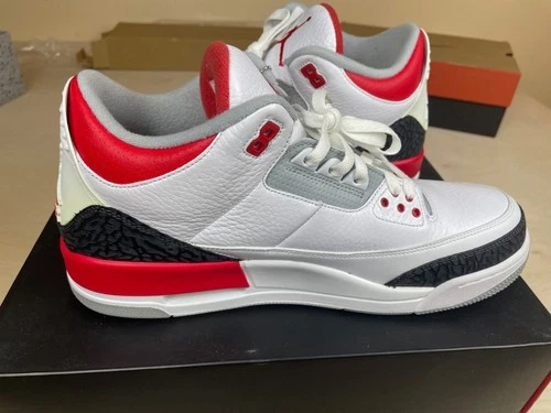 Size 12 - Air Jordan 3 Retro 2013 Fire Red