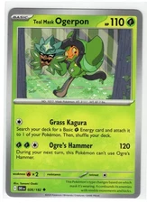 Pokemon Destined Rivals - 026/182 Teal Mask Ogerpon
