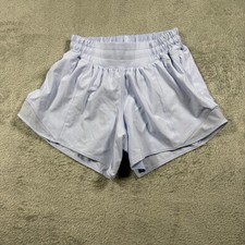 Lululemon Hotty Hot Short II 4" Womens 2 Silver Lilac High-Rise Lined