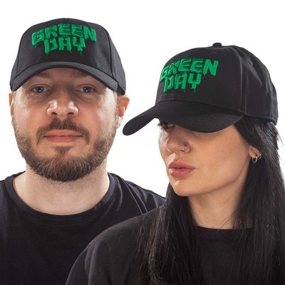 Green Day Baseball Cap: Dripping Logo OFFICIAL NEU