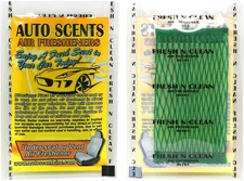 Individually Wrapped - Professional Car Air Freshener Pads - Remove Smells & Add