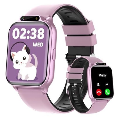 Smart Watch for Kids, 1.85'' Fitness Tracker with Heart Rate, Sleep 1.85  Pink