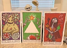 Haunted Mansion Holiday Tarot Cards GIANT Halloween Prop 17x28 Disneyland MNSSHP