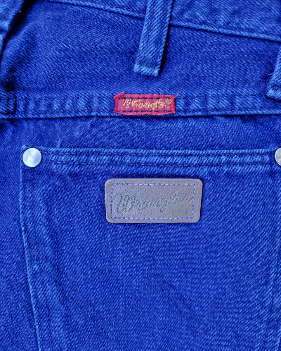 ▪️80‘s【WRANGLER】DENIM PANTS Vintage 70s Wrangler Jeans USA Men's Slim Fit Serval Zip