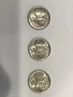 1936-37-38 P MERCURY DIMES GEM BU 90% SILVER (Lot Of 3).