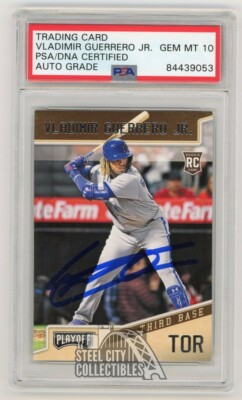 vladimir guerrero jr サイン 2019 panini Vladimir Guerrero Jr 2019 Panini Playoff Autographed Rookie